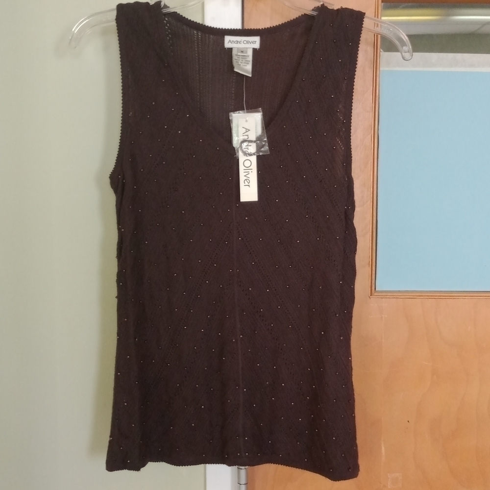 Andre' Oliver Tank Nwt